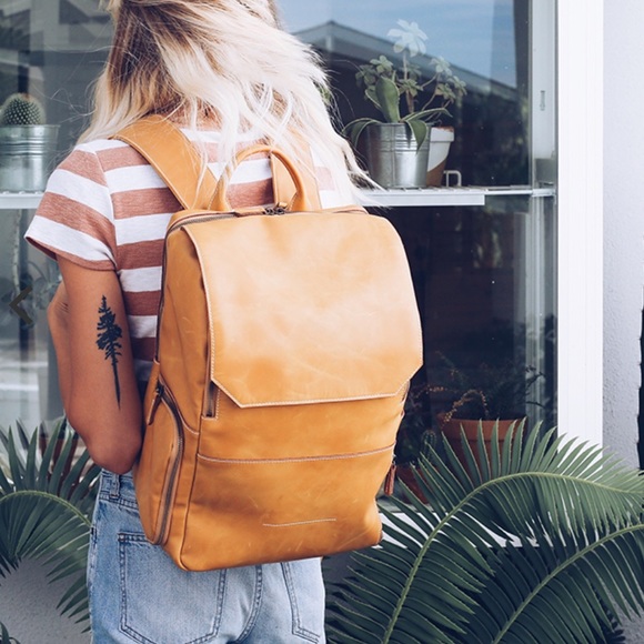 Atlas Supply Co Accessories - Atlas Supply Co. Vegan Leather Backpack
